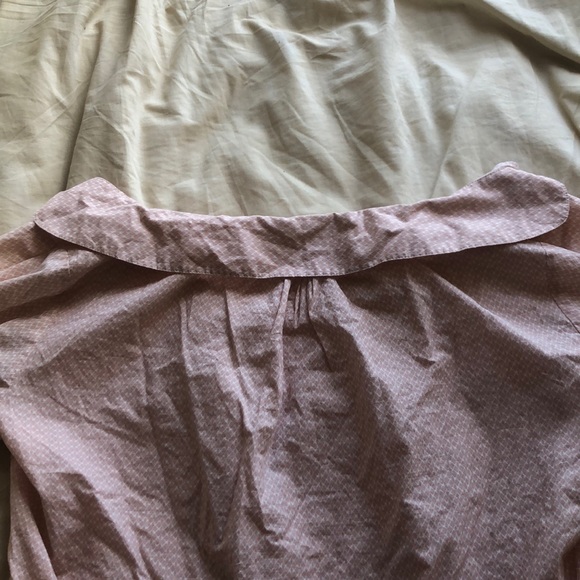 Vintage scalloped edge double folded collar shirt - Picture 4 of 6